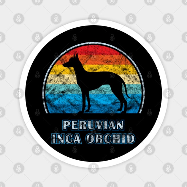 Peruvian Inca Orchid Vintage Design Dog Magnet by millersye
